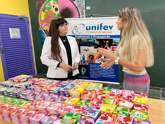 Unifev destina 628 pacotes de gelatina para Santa Casa