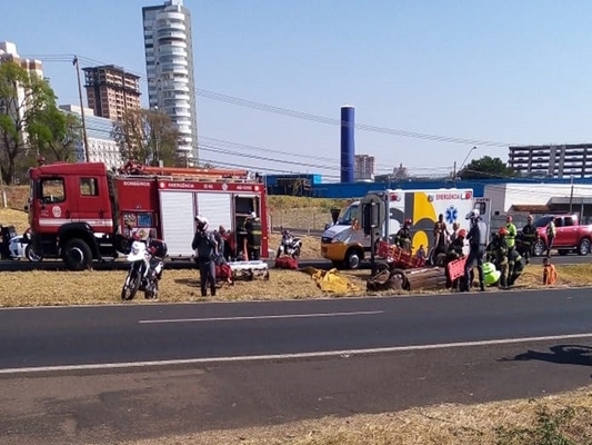 Família de Votuporanga sofre grave acidente em Rio Preto