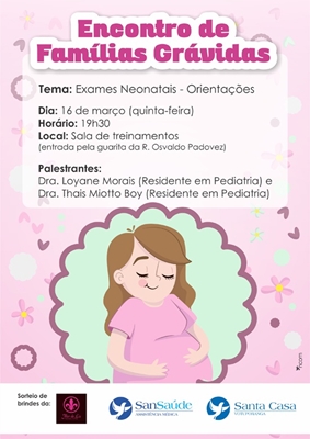 Santa Casa de Votuporanga orienta sobre exames preventivos em recém-nascidos