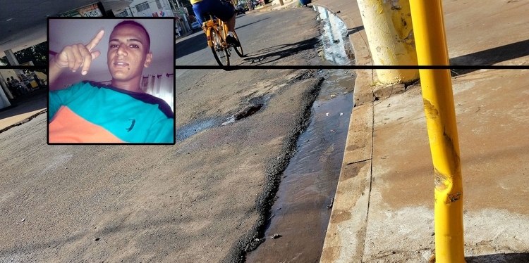 Motociclista de 20 anos morre em colisão com placa 