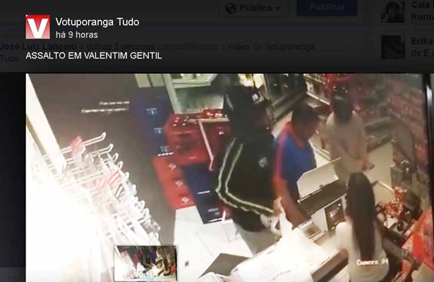 Ladrões assaltam mercadinho de Valentim Gentil 