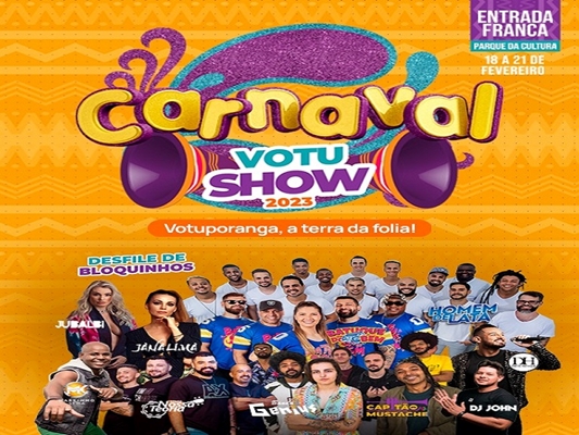 Prefeito de Votuporanga anuncia oficialmente carnaval popular