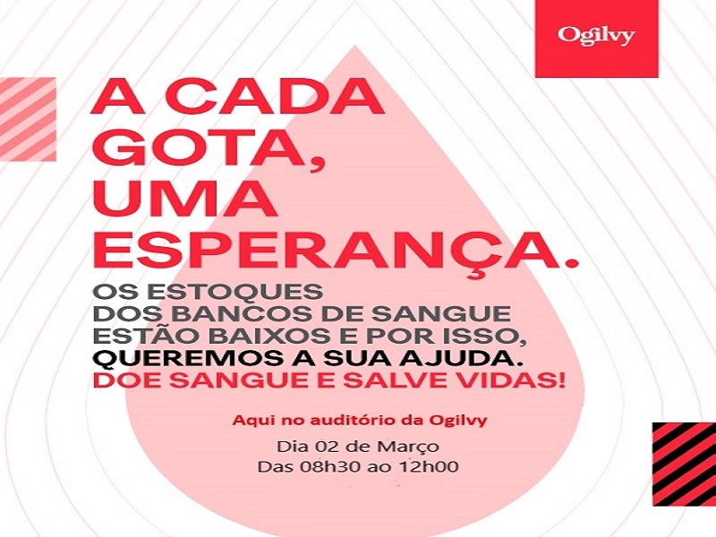 Ogilvy Brasil faz campanha para bancos de sangue 