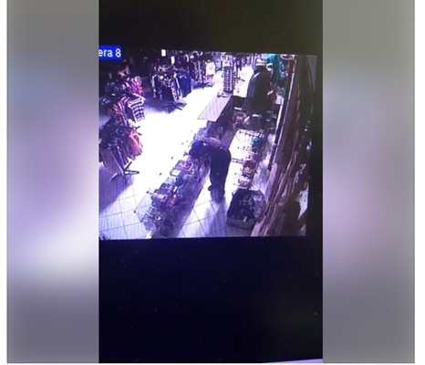 Câmeras de segurança flagram ladrão furtando mesma loja 4 vezes em Votuporanga