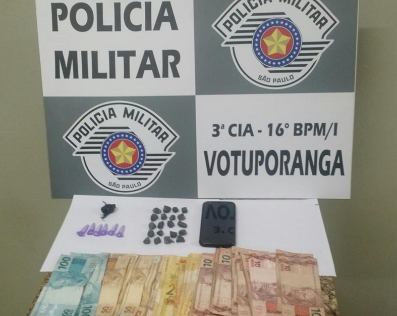 Força Tática e Rocam prendem acusado de tráfico 