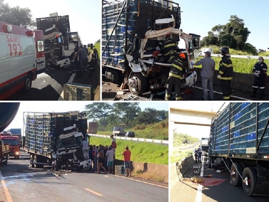 Motorista de caminhão morre em acidente em Fernandópolis