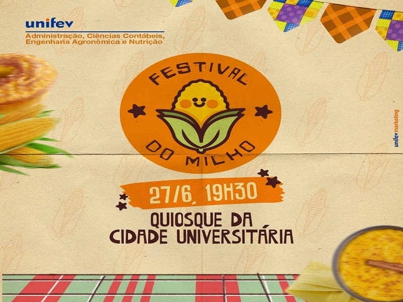 Inscrições para o Festival do Milho da Unifev