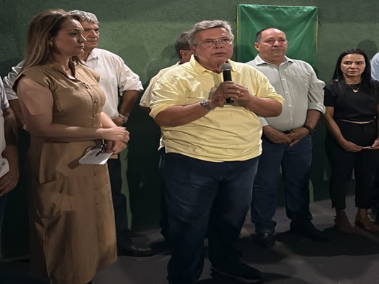 Carlão Pignatari participa de inauguração em Orindiúva