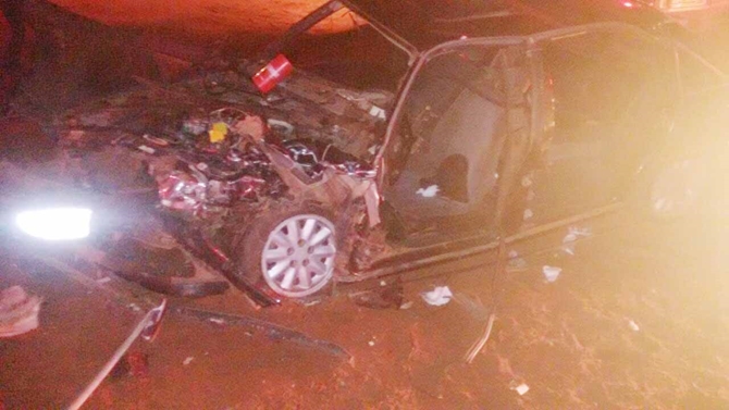 Acidente em estrada rural deixa 3 vítimas perto de Monções