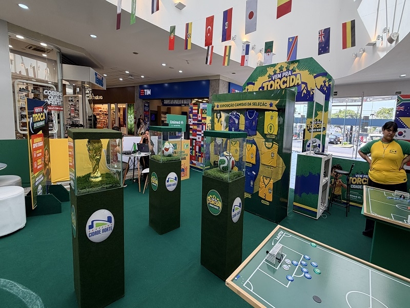 Shopping Cidade Norte promove evento da Copa
