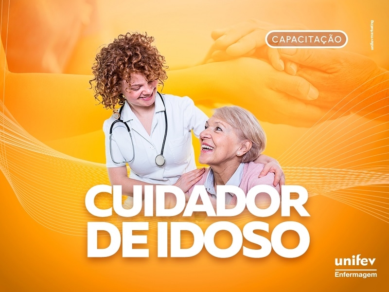 Unifev com inscrições para curso de Cuidador de Idoso