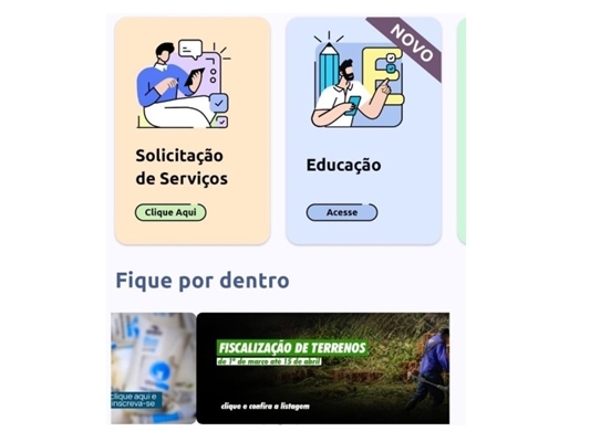 Pedido de manutenção urbana e rural de forma on-line na Prefeitura
