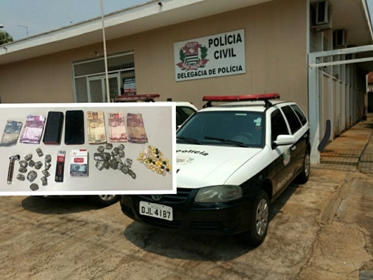 Polícia Civil 'prende' menores traficantes em praça