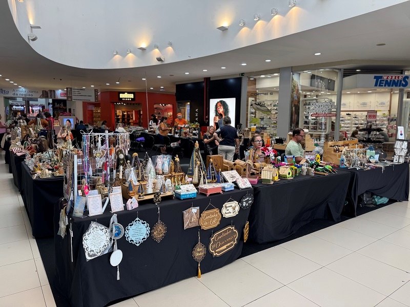Vila Criativa reúne 20 expositores no Shopping Cidade Norte