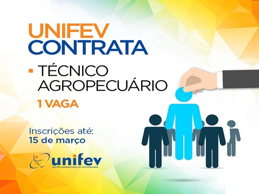 UNIFEV abre vaga para técnico agropecuário