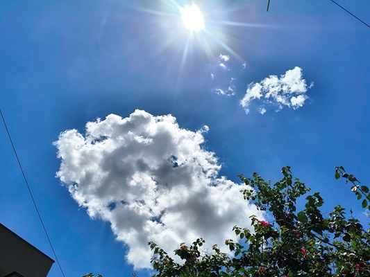 Sol e calor no carnaval 