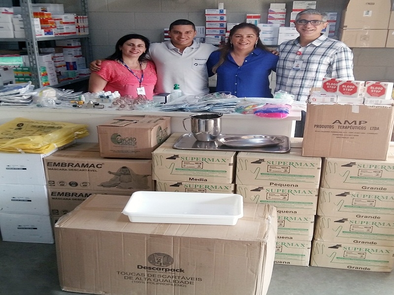 Santa Casa recebe doação de materiais de consumo do Senac