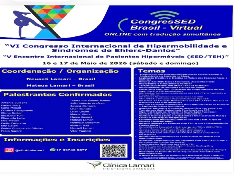 VI Congresso Internacional de Hipermobilidade 