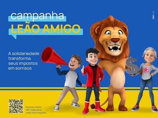 Destinações do Imposto de Renda para a campanha Leão Amigo até 31/5