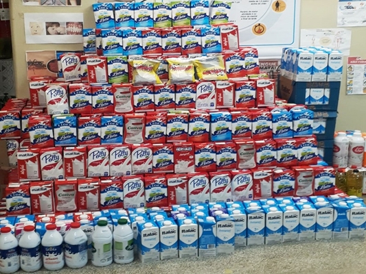 Gastão Vidigal doa 1.100 litros de leite para a Santa Casa