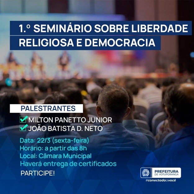 Seminário sobre Liberdade Religiosa e Democracia