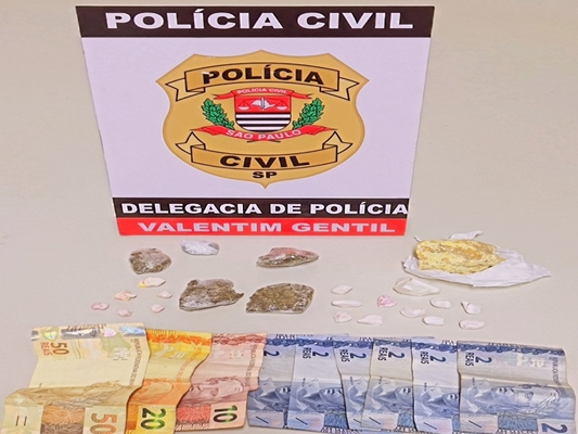 Traficante é preso vendendo droga perto de bar