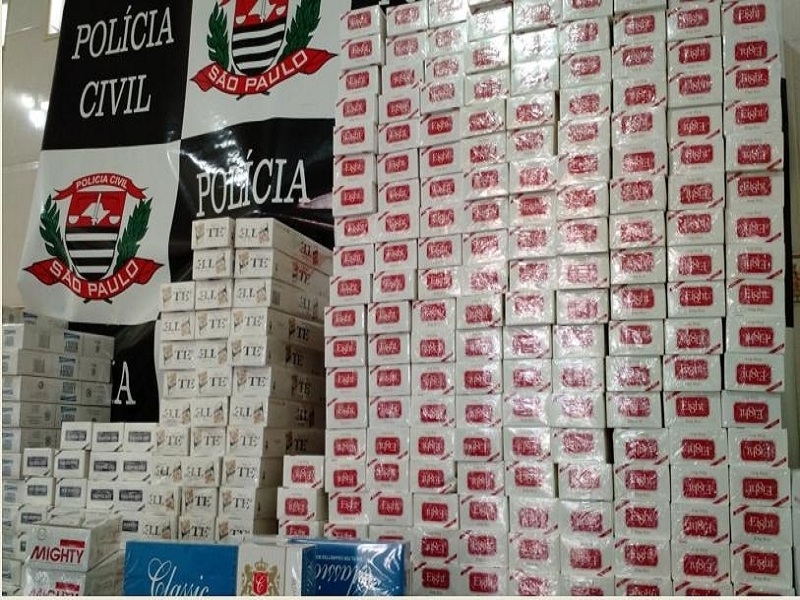 Polícia Civil de Cardoso apreende 6 mil maços de cigarros