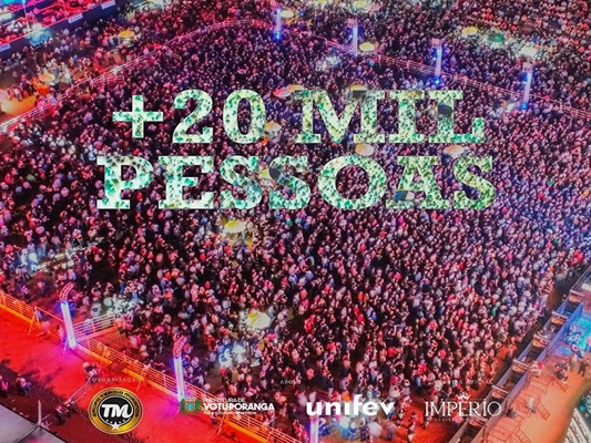 Noitadas com público lotando recinto