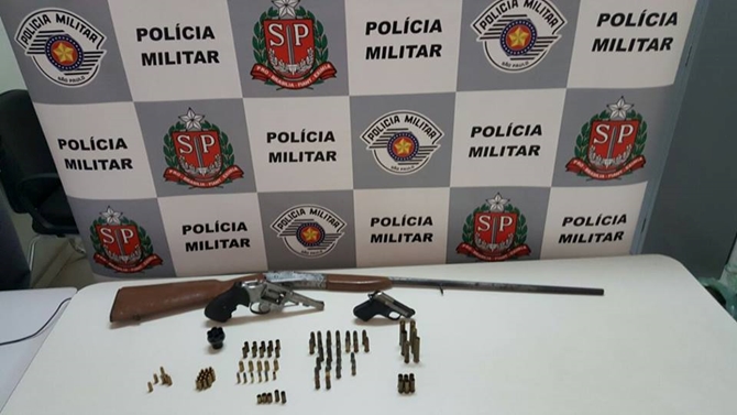 Guarda municipal de Valentim Gentil é preso com armas irregulares 