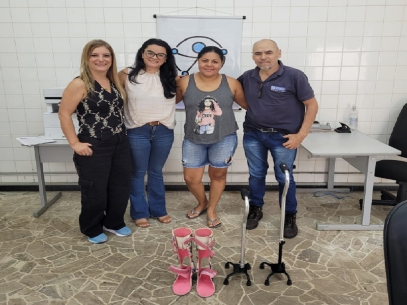 Direitos Humanos recebe doação para pessoas com deficiência