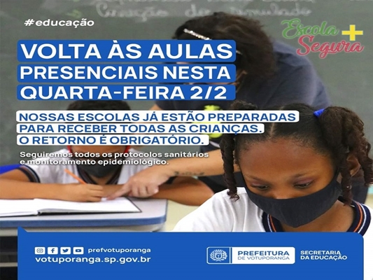 Mais de 9 mil alunos voltam às aulas em Votuporanga