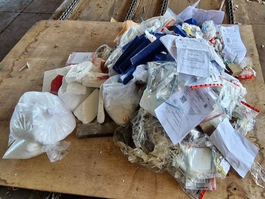 DISE incinera 58 kg de cocaína e outras drogas 