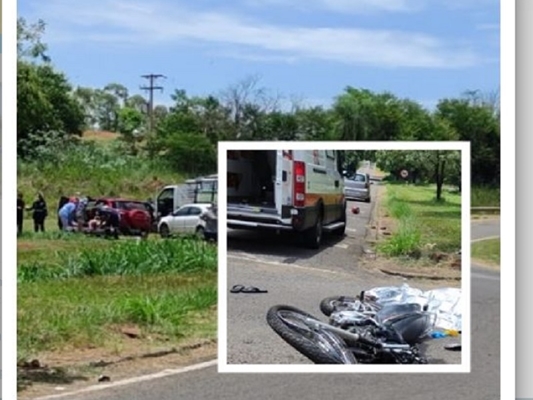 Motociclista morre em acidente perto de Rubinéia