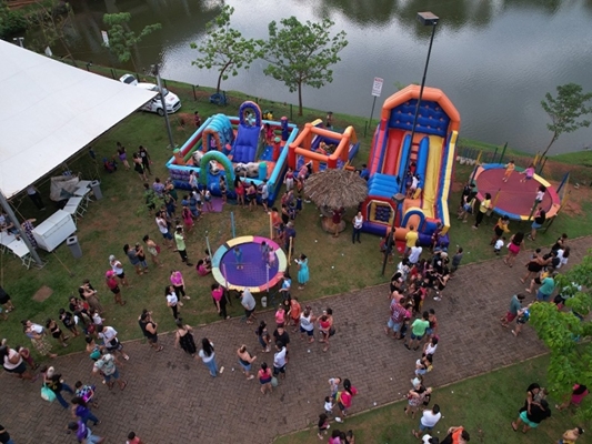 Festa do Fundo Social para comemorar Dia das Crianças 