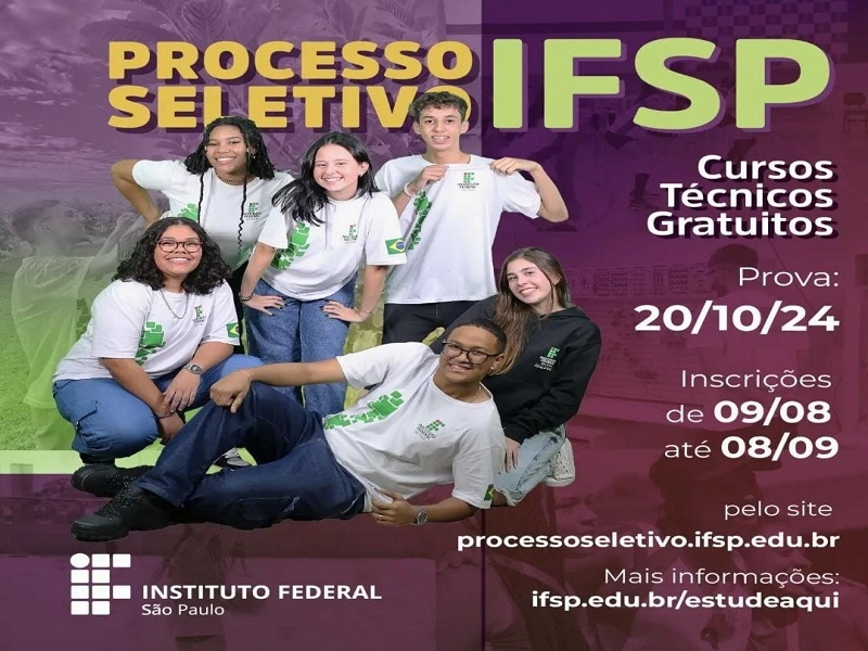 IFSP Votuporanga tem 160 vagas em cursos gratuitos