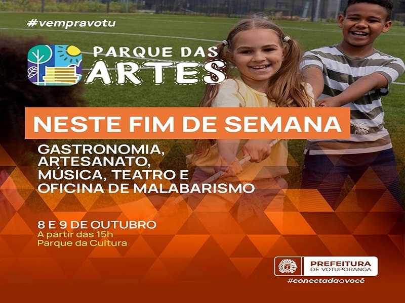 Final de semana é Das Crianças no Parque das Artes