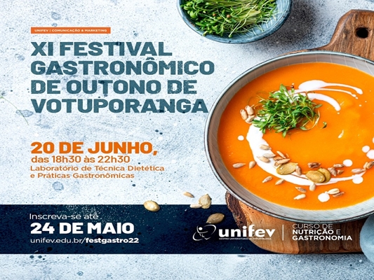 UNIFEV faz Festival Gastronômico de Outono de Votuporanga