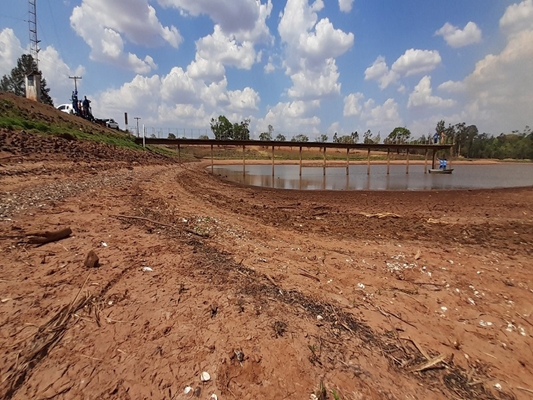 Falta d´água em Votuporanga é reflexo da represa baixa