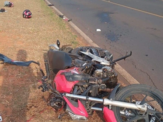 Dois mortos em acidente de moto na região 