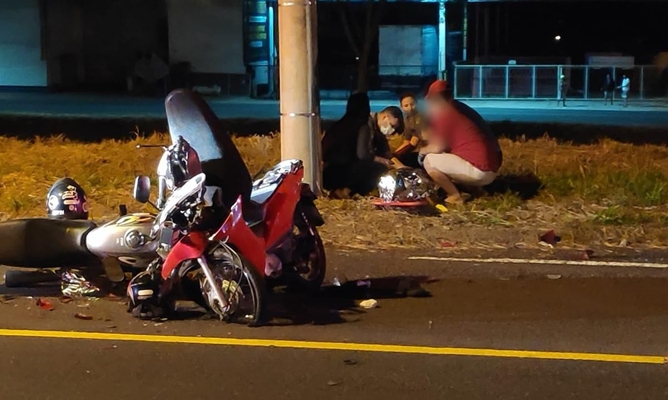 Colisão entre motos deixa 2 feridos em Votuporanga