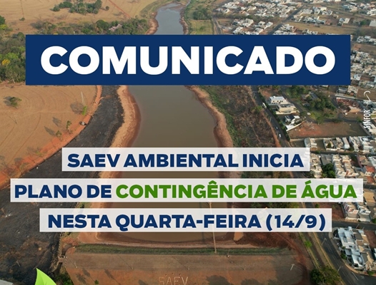 Captação na Represa Municipal ameaçada 