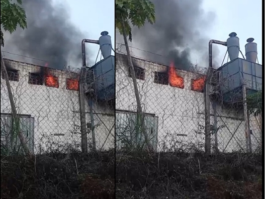 Incêndio atinge fábrica de móveis em Votuporanga 