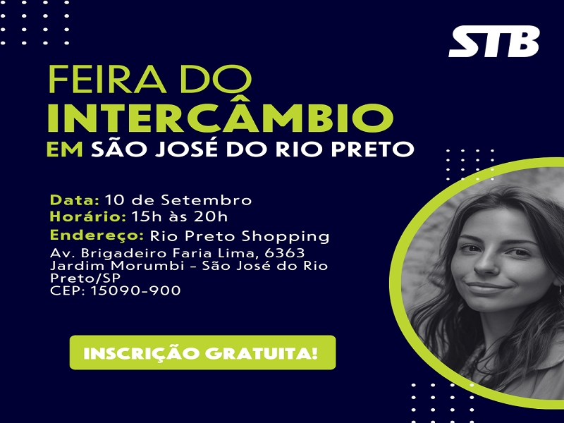 Feira do Intercâmbio STB em Rio Preto