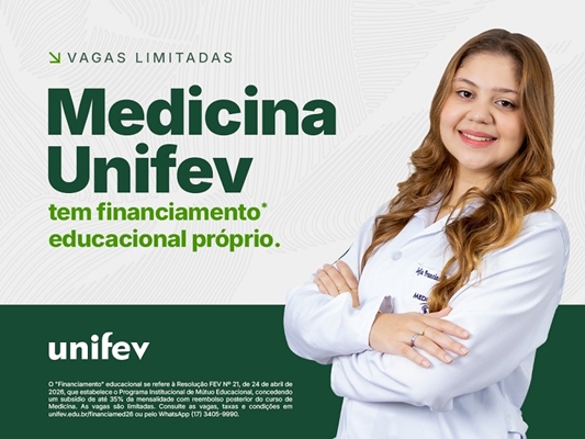 Unifev oferece financiamento próprio Medicina