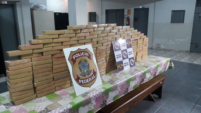 Polícia Federal e TOR apreendem 184 kg de cocaína
