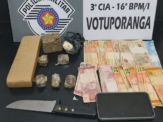 Polícia Militar de prende acusado de tentar vender droga em escola