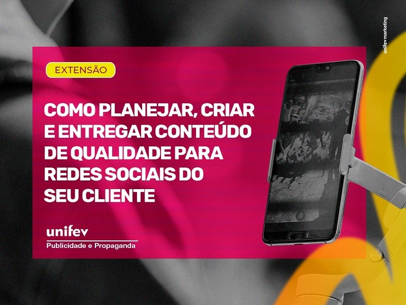 Curso de criação de conteúdo para as redes sociais