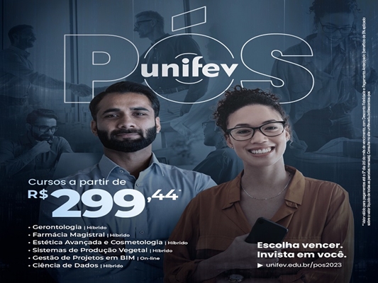 Unifev lança seis novas opções híbridas de pós-graduações