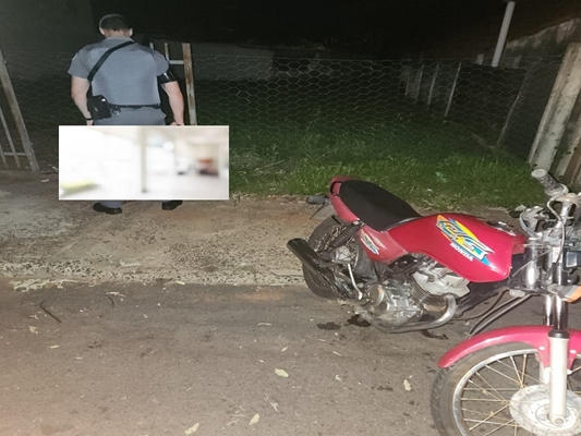 Menor andava com moto furtada no Natal