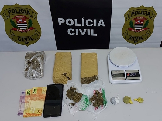 Traficante de maconha é preso na Vila Marin 